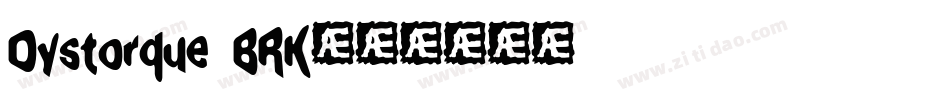 Dystorque BRK字体转换